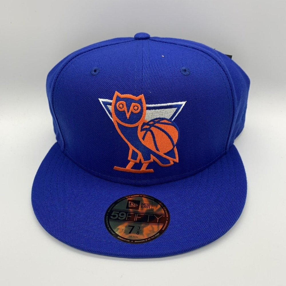 OVO x NBA New York Knicks New Era 59Fifty Fitted Hat October's Very Own 7 3/8‎